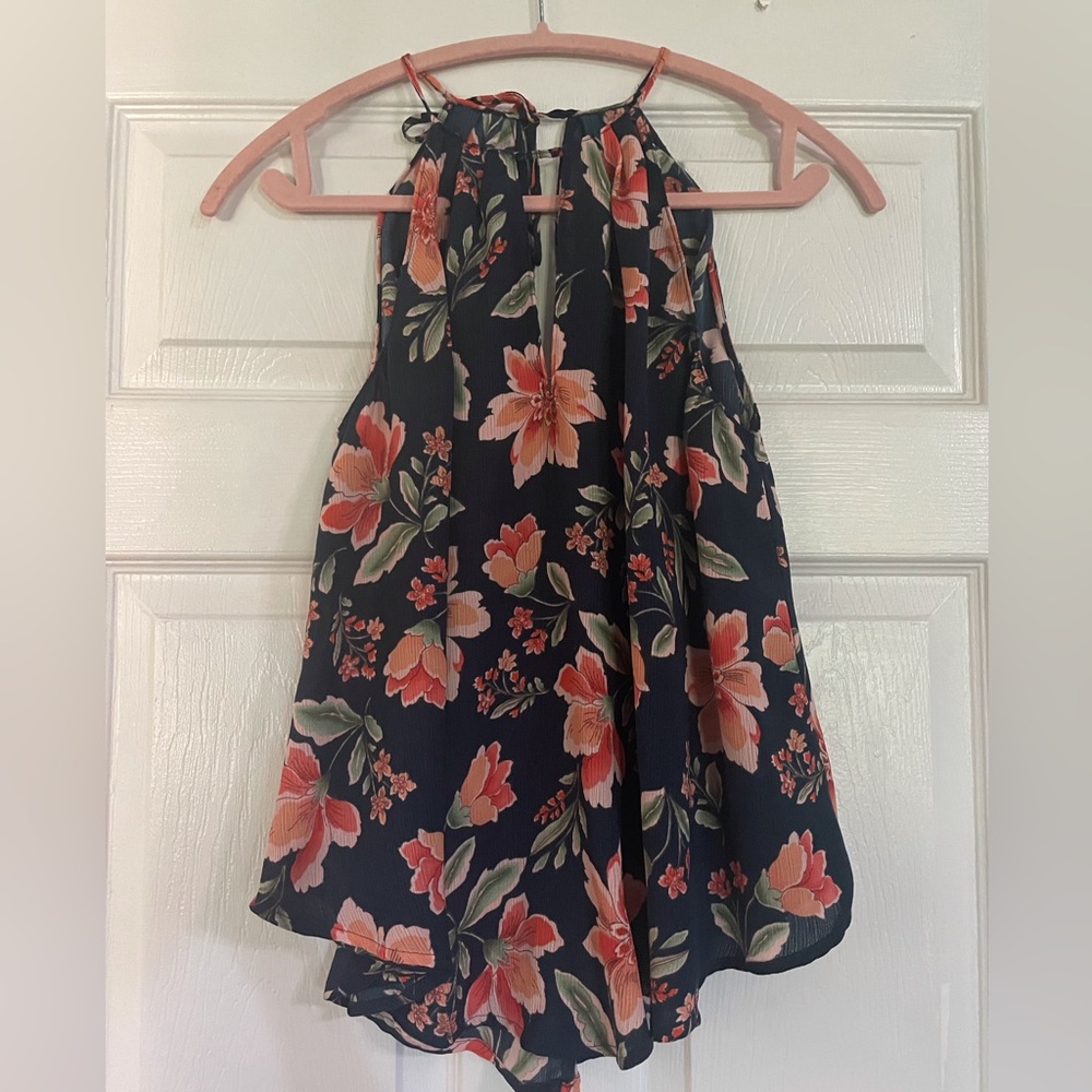 Lush Flowy floral blouse, Size S